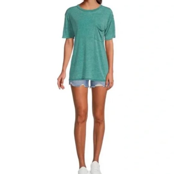 NWT Free People Vella Tee / Cypress - Picture 2 of 4